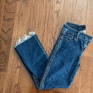 J brand Blue Frayed Hem Women's Jeans - Selena Style